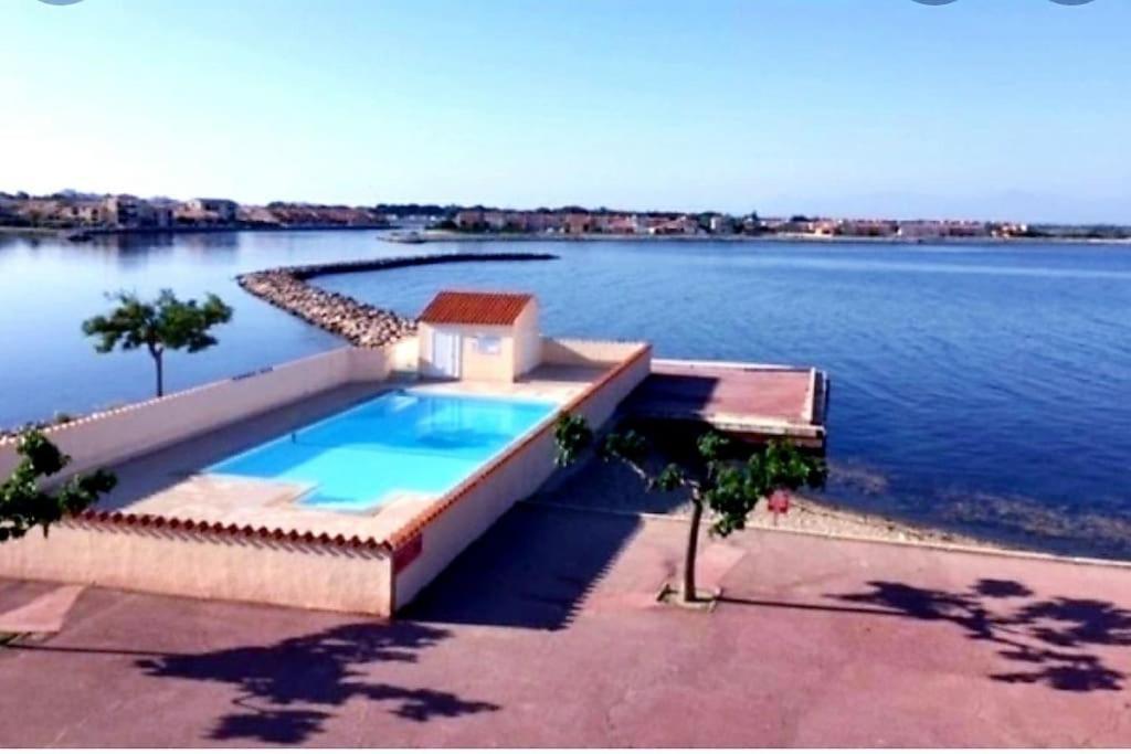 Residence Pointe Vermeille - Charmant Studio Cabine Avec Jolie Vue Sur Le Lac Marin Ле Баркарес Экстерьер фото